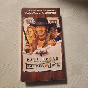 Lightning Jack - VHS - 1994 Paul Hogan - Cuba Gooding, Jr. - Beverly D'Angelo